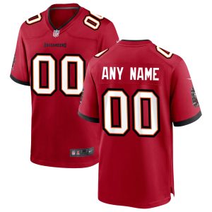 Nike Tampa Bay Buccaneers Custom Game Jersey – Red