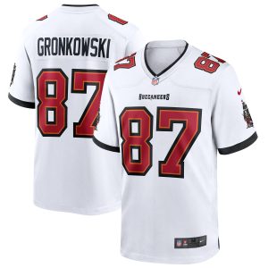 Rob Gronkowski Tampa Bay Buccaneers Nike Game Jersey – White