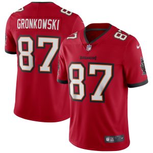 Rob Gronkowski Tampa Bay Buccaneers Nike Vapor Limited Jersey – Red