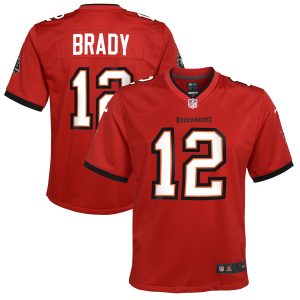 Tom Brady Tampa Bay Buccaneers Nike Youth Game Jersey – Red