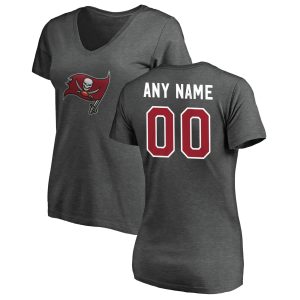 Women’s Tampa Bay Buccaneers Winning Streak Personalized V-Neck T-Shirt