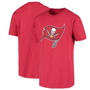 Youth Tampa Bay Buccaneers Red Primary Logo T-Shirt