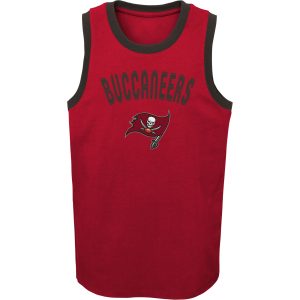 Youth Tampa Bay Buccaneers Red Striker Tank Top